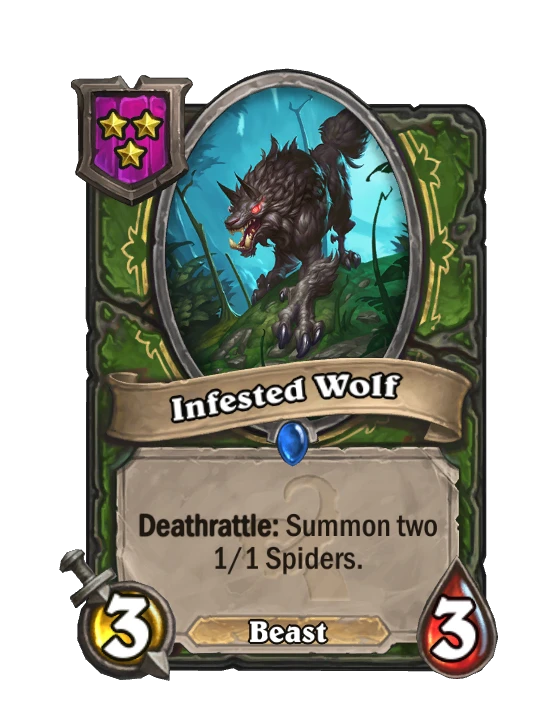 Infested Wolf card render