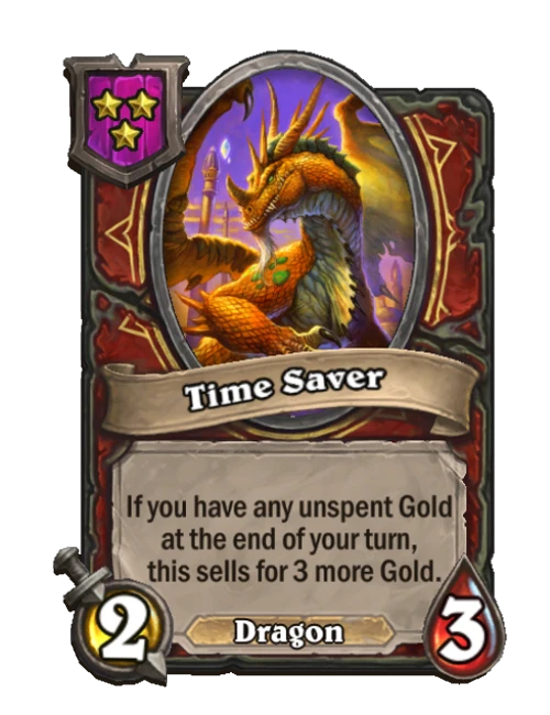 Time Saver card render