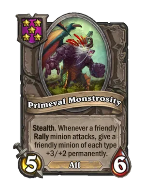 Primeval Monstrosity card render