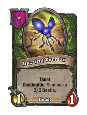 Buzzing Vermin card render