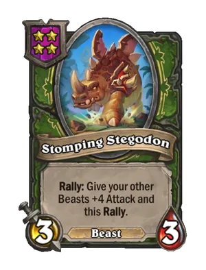 Stomping Stegodon