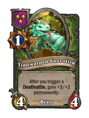 Timewarped Saurolisk card render