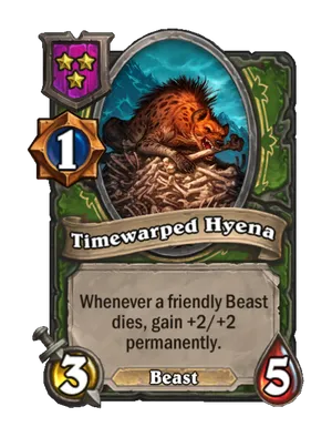Timewarped Hyena card render