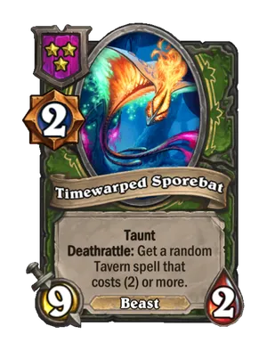 Timewarped Sporebat card render