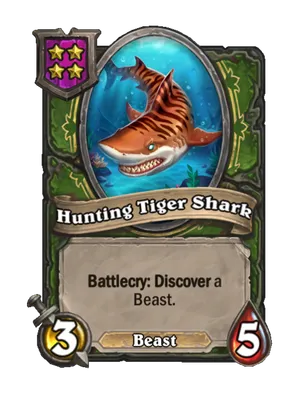 Hunting Tiger Shark