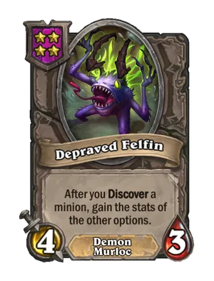 Depraved Felfin card render