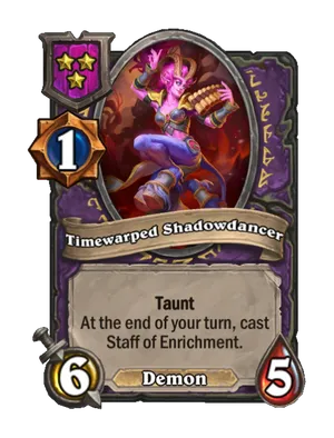 Timewarped Shadowdancer card render