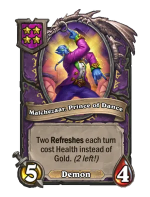 Malchezaar, Prince of Dance