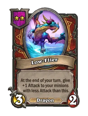 Low-Flier card render