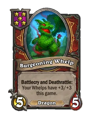 Burgeoning Whelp card render