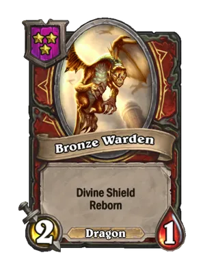 Bronze Warden card render