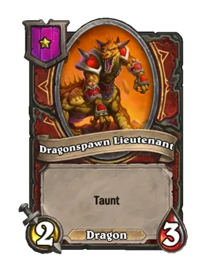 Dragonspawn Lieutenant card render