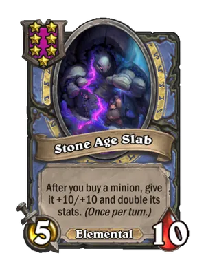 Stone Age Slab