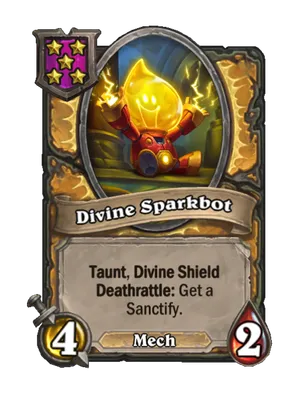 Divine Sparkbot card render
