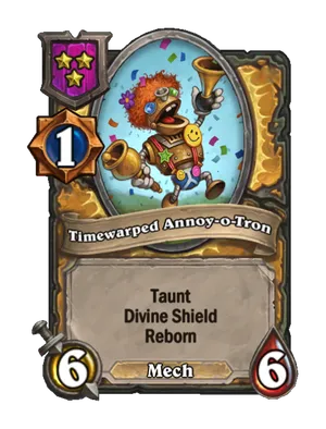 Timewarped Annoy-o-Tron card render