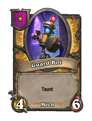 Guard Bot card render