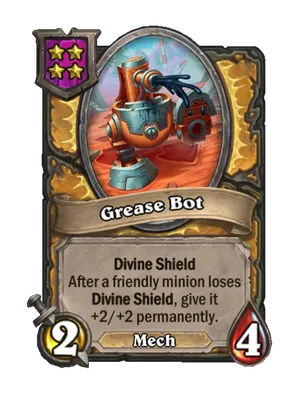 Grease Bot card render