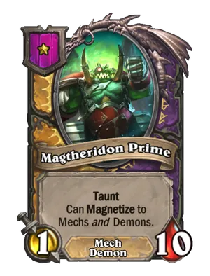 Magtheridon Prime card render