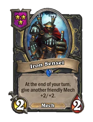 Iron Sensei card render