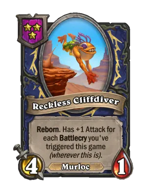 Reckless Cliffdiver card render