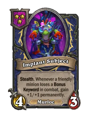 Implant Subject card render