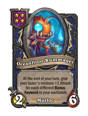 Oceanfloor Rummager card render