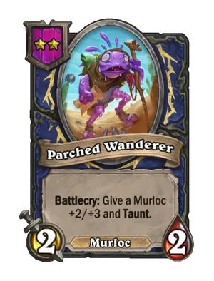 Parched Wanderer card render
