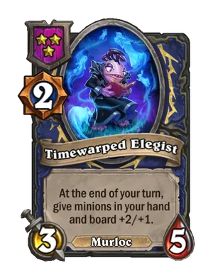 Timewarped Elegist card render
