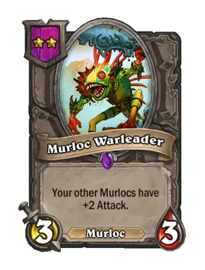 Murloc Warleader card render