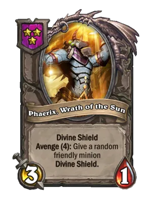 Phaerix, Wrath of the Sun card render
