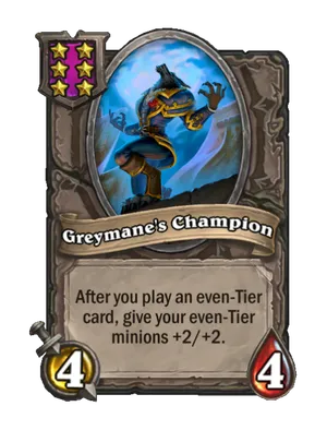 Greymane's Champion