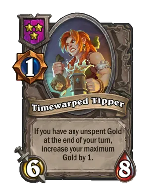 Timewarped Tipper card render
