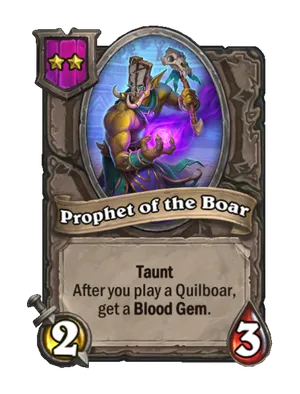 Prophet of the Boar