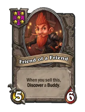 Friend of a Friend card render