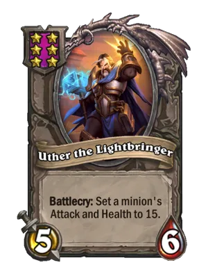 Uther the Lightbringer card render