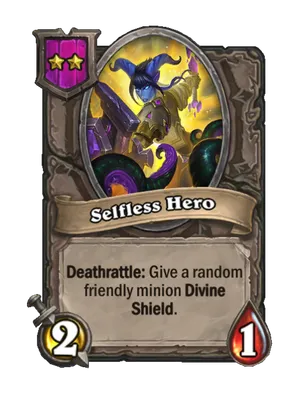 Selfless Hero card render