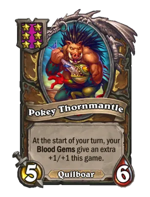 Pokey Thornmantle card render