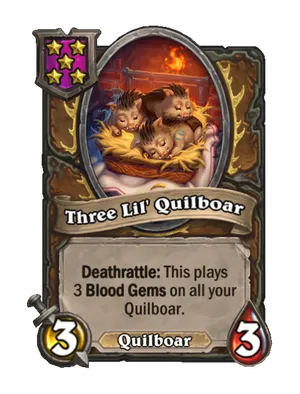Three Lil' Quilboar