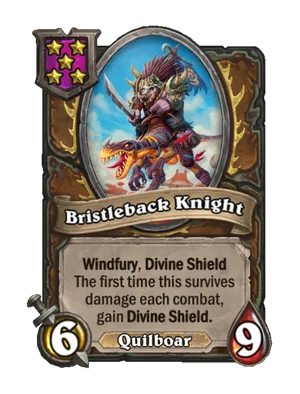 Bristleback Knight card render