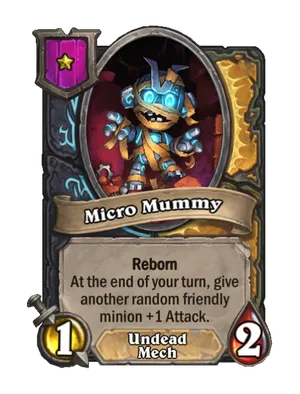Micro Mummy card render