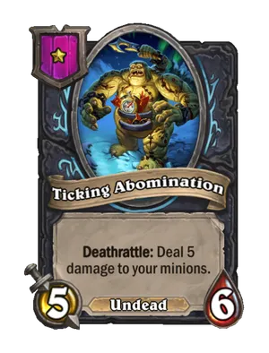 Ticking Abomination card render