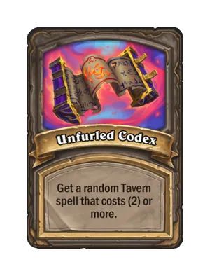 Unfurled Codex card render