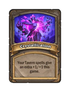 Crystallization card render