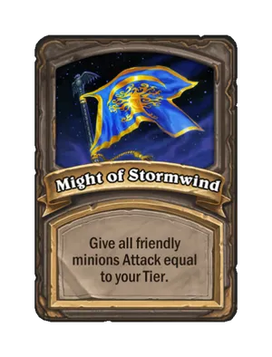 Might of Stormwind card render
