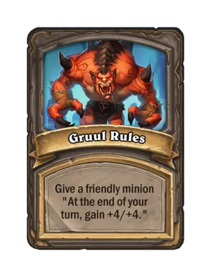 Gruul Rules card render
