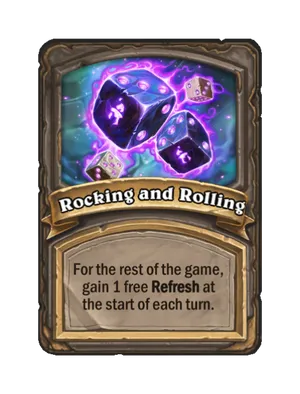 Rocking and Rolling card render