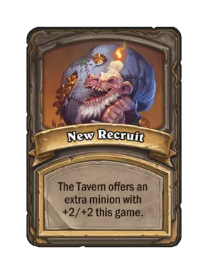 New Recruit card render