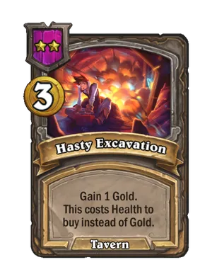 Hasty Excavation