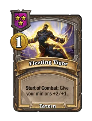 Fleeting Vigor