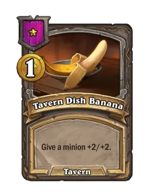 Tavern Dish Banana